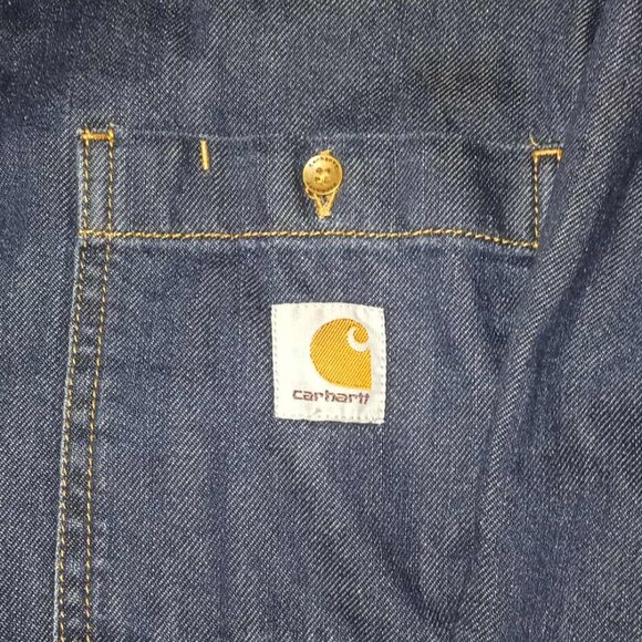 Carhartt Jean/Fleece lined Workwear jacket 2xl - Picture 2 of 6